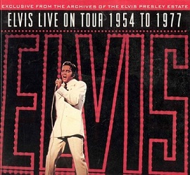 The King Elvis Presley, Front Cover, Book, 2001, elvis-presley-book-2001-the-king-on-the-road-elvis-live-on-tour-1954-to-1977