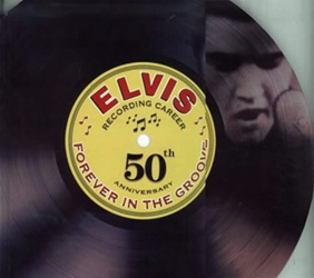 The King Elvis Presley, Front Cover, Book, 2005, Forever In The Groove: Recording Career 50th Anniversary