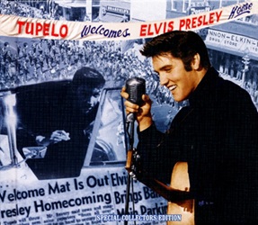 The King Elvis Presley, Front Cover, Book, November 20, 2009, Tupelo Welcomes Home Elvis Presley