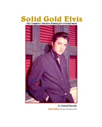 The King Elvis Presley, Front Cover, Book, 2010, Solid Gold Elvis