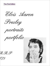 The King Elvis Presley, Front Cover, Book, 2016, Elvis Aaron Presley Portrait Portfolio