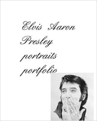 The King Elvis Presley, Front Cover, Book, 2016, Elvis Aaron Presley Portrait Portfolio