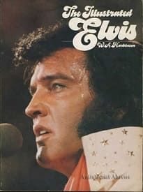 The King Elvis Presley, Front Cover, Book, 1976, The Illustrated Elvis