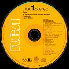 The King Elvis Presley, CD, 88843-01797-2, 2014, Elvis Recorded Live On Stage In Memphis