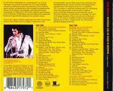 Elvis Recorded Live On Stage In Memphis