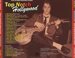 The King Elvis Presley, Bootlegs, Elvisone, 2012, Top Notch Hollywood - Elvis At Radio Recorders Studio