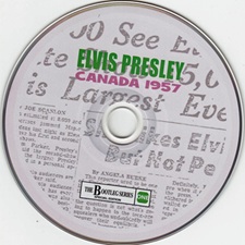 The King Elvis Presley, Bootlegs, Elvisone, 2016, Canada 1957