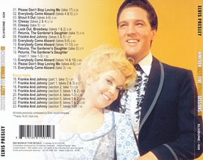 The King Elvis Presley, Bootlegs, Elvisone, 2016, Nineteensixtyfive Studio Sessions 3 - Frankie And Johnny