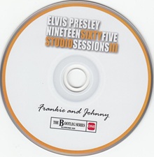 The King Elvis Presley, Bootlegs, Elvisone, 2016, Nineteensixtyfive Studio Sessions 3 - Frankie And Johnny