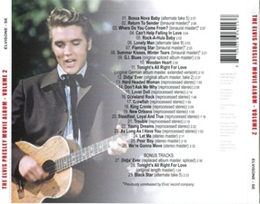 The King Elvis Presley, Bootlegs, Elvisone, 2016, The Elvis Presley Movie Album Vol. 2