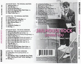 The King Elvis Presley, Bootlegs, Elvisone, 2016, The Hollywood Recordings 1957 - Jailhouse Rock | Loving You