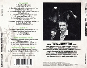 The King Elvis Presley, Bootlegs, Elvisone, 2017, From Elvis In New York 1956