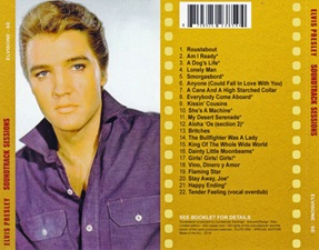 The King Elvis Presley, Bootlegs, Elvisone, 2018, Soundtrack Sessions - 22 Great Songs
