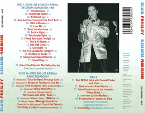 The King Elvis Presley, Bootlegs, Elvisone, 2021, Bloch Arena - Pearl Harbor