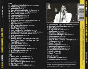 The King Elvis Presley, Bootlegs, Elvisone, 2025, Summer In Vegas 1969-1973