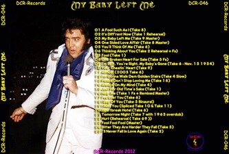 The King Elvis Presley, CD, DCR, DCR046, My Baby Left Me