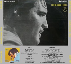 The King Elvis Presley, CD, DCR, DCR054, Let's Be Friends - The Alternate Album