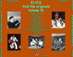 The King Elvis Presley, CD, DCR, DCR063, Elvis And The Originals Volume 16