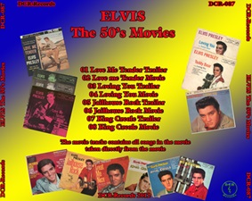 The King Elvis Presley, CD, DCR, DCR087, The 50's Movies