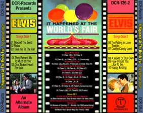 The King Elvis Presley, CD, DCR, DCR126, It Happened At The World's Fair - The Alternate Album
