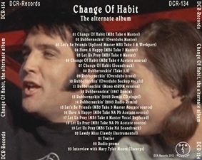 The King Elvis Presley, CD, DCR, DCR134, Change Of Habit - The Alternate Album