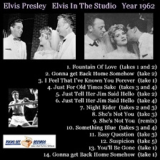 The King Elvis Presley, CD CDR Other, 2002, Elvis In The Studio, 1962, Volume 3