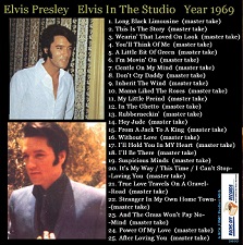 The King Elvis Presley, CD CDR Other, 2002, Elvis In The Studio, 1969, Volume 1