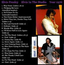 The King Elvis Presley, CD CDR Other, 2002, Elvis In The Studio, 1976, Volume 3
