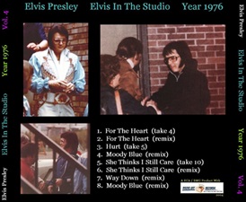 The King Elvis Presley, CD CDR Other, 2004, Elvis In The Studio, 1976, Volume 4