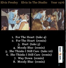 The King Elvis Presley, CD CDR Other, 2004, Elvis In The Studio, 1976, Volume 4