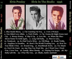 The King Elvis Presley, CD CDR Other, 2002, Elvis In The Studio, 1956, Volume 5