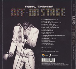 The King Elvis Presley, FTD, 506020-975126, June 6, 2018, Off-On Stage