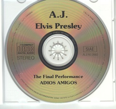 The King Elvis Presley, Import, 1993, Adios, The Final Performance