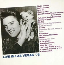 The King Elvis Presley, Import, 1993, Live In Las Vegas '73