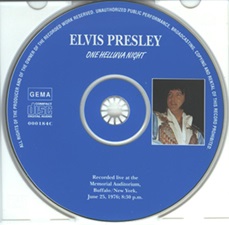 The King Elvis Presley, Import, 1993, One Helluva Night