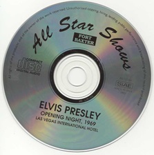 The King Elvis Presley, Import, 1993, Opening Night 1969