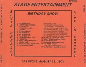 The King Elvis Presley, Import, 1993, Vegas Birthday Show