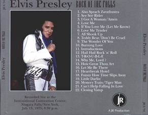 The King Elvis Presley, Import, 1994, Back At The Falls