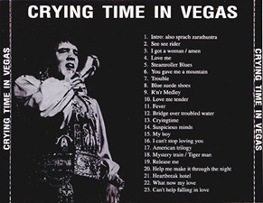 The King Elvis Presley, Import, 1994, Crying Time In Vegas