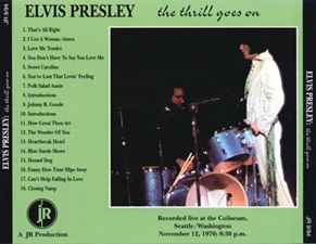 The King Elvis Presley, Import, 1994, The Thrill Goes On