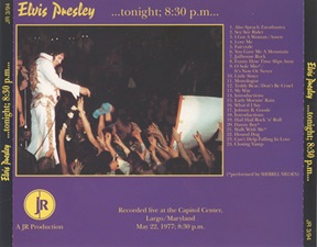 The King Elvis Presley, Import, 1994, Tonight 8:30 Pm