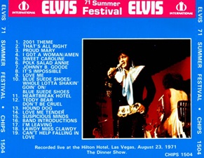 The King Elvis Presley, Import, 1995, 71 Summer Festival