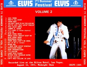 The King Elvis Presley, Import, 1995, 71 Summer Festival Volume 2