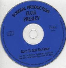 The King Elvis Presley, Import, 1995, Born To Give Us Fever