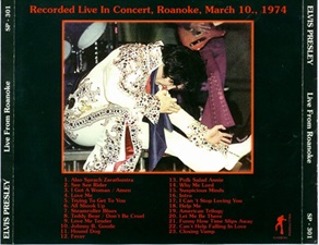 The King Elvis Presley, Import, 1995, Live From Roanoke