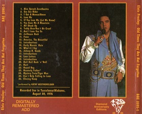 The King Elvis Presley, Import, 1995, Old Times They Are Not Forgotten