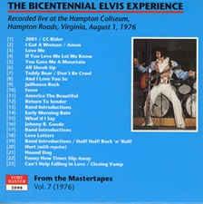 The King Elvis Presley, Import, 1995, The Bicentennial Elvis Experience