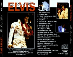 The King Elvis Presley, Import, 1995, The Last Show