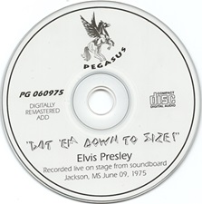 The King Elvis Presley, Import, 1996, Cut 'Em Down To Size