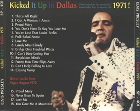 The King Elvis Presley, Import, 1996, Kicked Up In Dallas